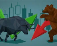 बड़ी गिरावट के बाद शेयर बाजार में रिकवरी का रुख, मतगणना के रुझानों से बना दबाव
